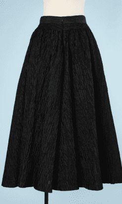 B0682-Jupe-Hanaé-Mori-en-soie-plissé-noir-T36-001.