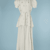 B1557-Ensemble-Robe-longue-et-Veste-en-faille-blanche-incrustée-de-strass-t36-01