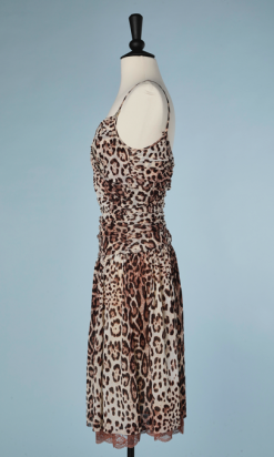 B1035-Robe-Roberto-Cavalli-en-mousseline-imprimé-léopard-t36-01