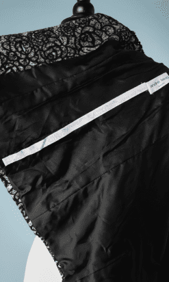 B1692-Veste-en-laiange-façon-dentelle-col-perlé-André-Laug-T40-01