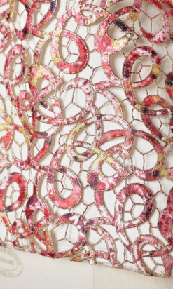 B1697-Pièce-de-défilé-André-Laug-en-lurex-couleurs-T40-01