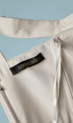 Silver mesh skirt-suit