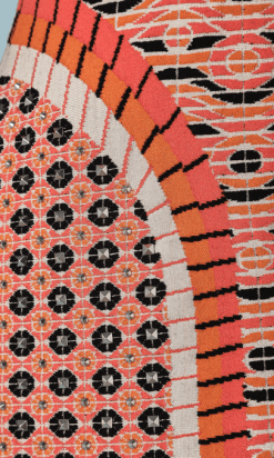 B1720-Robe-Alaïa-en-maille-couleurs-et-clous-T36-01