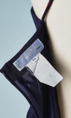 B1791-Robe-longue-du-soir-en-jersey-de-soie-marine-brettelles-strass-Mugler-T38-01.