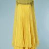 B2010-Ensemble-robe-et-cape-1960-en-nylon-jaune-plissé-soleil-T36-01
