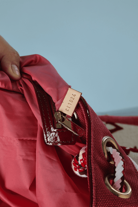 Tableau Scrooge Louis Vuitton ❤️ fond rouge éclaboussures jaunes sc3