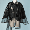 B2134-Veste-asymétrique-en-tulle-et-vernis-noir-Junya-Watanabe-Comme-des-garçons-tS-01