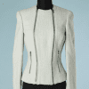 B2145-Veste-en-lainage-chiné-chevrons-bleu-ciel-Gianni-Versace-Couture-t36-01