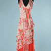 B2149-Robe-asymétrique-en-mousseline-blanche-rose-rouge-Mugler-T38-01