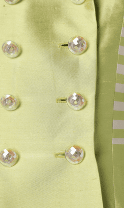B2174-Tailleur-vintage-en-soie-sauvage-vert-rayures-blanches-t36-01