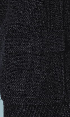 B2175-Tailleur-Chanel-en-lainage-tissé-marine-et-fils-lurex-argent-t40-01