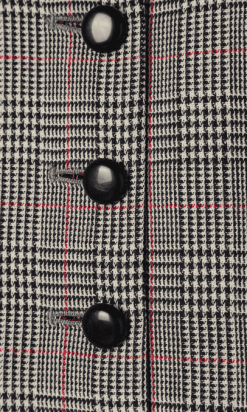 B2176-Tailleur-en-lainage-écossais-blanc-noir-rouge-Christian-Dior-t36-01