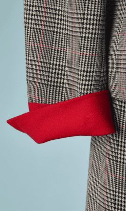 B2176-Tailleur-en-lainage-écossais-blanc-noir-rouge-Christian-Dior-t36-01