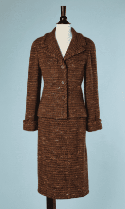 B2180-Tailleur-Chanel-en-tweed-chiné-marron-t40-01