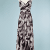 B2197-Robe-longue-à-bretelles-violet-gris-noir-Roberto-Cavalli-t36-01