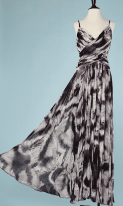 B2197-Robe-longue-à-bretelles-violet-gris-noir-Roberto-Cavalli-t36-01