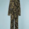 B2208-Combinaison-pantalon-Versace-noire-ocre-jaune-t42-01