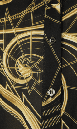 B2208-Combinaison-pantalon-Versace-noire-ocre-jaune-t42-01