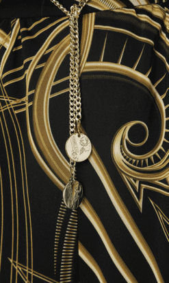 B2208-Combinaison-pantalon-Versace-noire-ocre-jaune-t42-01