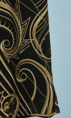 B2208-Combinaison-pantalon-Versace-noire-ocre-jaune-t42-01