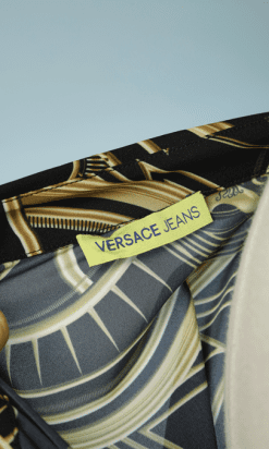 B2208-Combinaison-pantalon-Versace-noire-ocre-jaune-t42-01