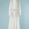 B2209-Robe-Roberto-Cavalli-en-coton-blanc-large-taille-smokée-et-dentelle-t40-01