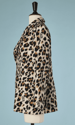 B2221-Veste-Moschino-imprimé-léopard-en-polyester-T42-01