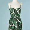 B2256-Robe-à-bretelle-bustier-verte-et-blanche-Roberto-Cavalli-T36-01.
