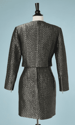 B2258-Tailleur-Paco-Rabanne-argent-acrylique-polyester-métal-T38-01