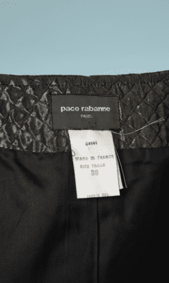 B2258-Tailleur-Paco-Rabanne-argent-acrylique-polyester-métal-T38-01