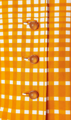 B2267-Ensemble-robe-et-manteau-orange-à-carreaux-blanc-Nina-Ricci-T3840-01