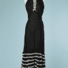 B2313-Ensemble-robe-et-boléro-en-voile-noire-et-dentelle-T34-01