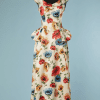 B2316-Robe-longue-1940-en-satin-imprimé-coquelicots-et-pois-T3436-01.