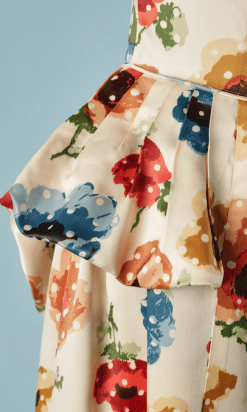 B2316-Robe-longue-1940-en-satin-imprimé-coquelicots-et-pois-T3436-01.
