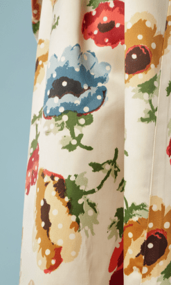 B2316-Robe-longue-1940-en-satin-imprimé-coquelicots-et-pois-T3436-01.