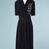 B2359-Robe-1940-en-crêpe-marine-fleurs-brodées-de-perles-T36-38-01