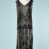B2550-Robe-1925-en-voile-de-coton-noir-brodée-de-perles-et-paillettes-T44-01