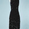 B2622-Robe-longue-en-laine-cousue-de-paillettes-plumes-en-bas-Gai-Mattiolo-T36