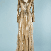 B2646-Robe-longue-pailletée-or-Carolina-Herrera-T38 40-01