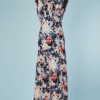 B2660-Robe-longue-1930-en-crêpe-blanche-fleurs-roses-rouges-bleues-T36-01