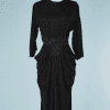 B2680-Robe-du-soir-1940-en-crêpe-non-clous-argent-et-strass-T38-01