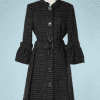 B2706-Ensemble-manteau-et-jupe-en-lainage-gris-et-lurex-argent-Burberry-T38-01