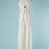 B2728-Tailleur-pantalon-et-pull-sans-manches-lurex-blanc-argent-T36-01