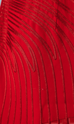 B0770-Robe-longue-en-mousseline-rouge-et-longues-franges-gai-Mattiolo-t38-40-01