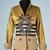 B1800-Veste-blouson-satin-coton-brodé-Gianfranco-Ferre-t38-01