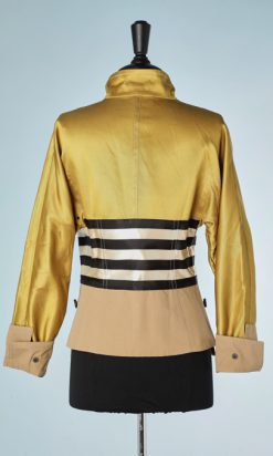 B1800-Veste-blouson-satin-coton-brodé-Gianfranco-Ferre-t38-01