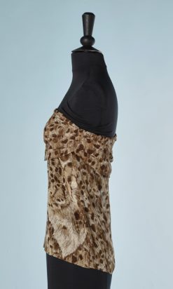 B1846-Ensemble-top-et-Veste-en-mousseline-panthère-Complice-Versace-T3840-01