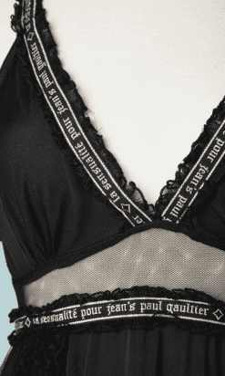 B2111-Robe-noire-bretelles-et-tulle-Jean-Paul-Gaultier-t34-01