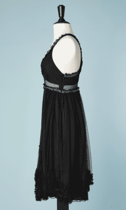 B2111-Robe-noire-bretelles-et-tulle-Jean-Paul-Gaultier-t34-01