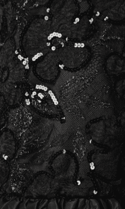 B2133-Robe-bustier-du-soir-en-dentelle-noire-pailletée-multi-volants-Christian-Dior-t38-01